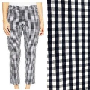 NWOT Chaps gingham check capris 12